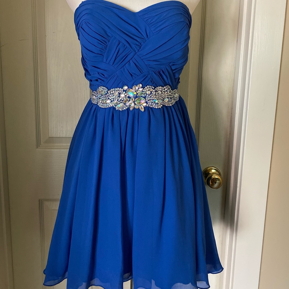 COPY - COPY - Macy’s City Studio Strapless Formal Dress
